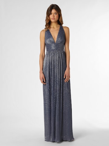 Marie Lund Evening Dress in Blue: front