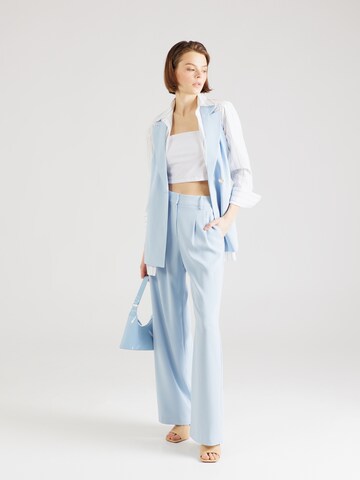 FRENCH CONNECTION Loose fit Pleat-front trousers 'HARRIE' in Blue