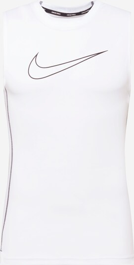 Tricou funcțional NIKE pe negru / alb murdar, Vizualizare produs