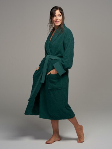 ESSENZA Long Bathrobe in Green