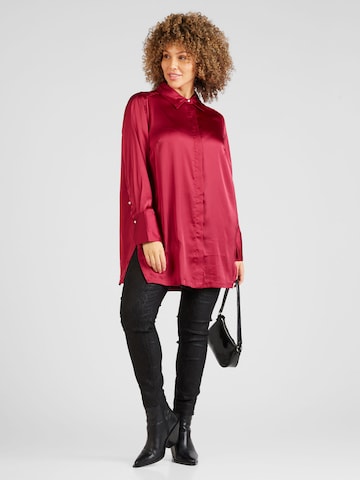 ONLY Carmakoma Blouse 'CARHANNABELL' in Rood