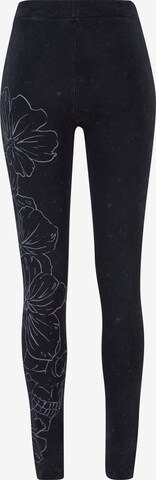 Dangerous DNGRS Skinny Sporthose 'Marble 617' in Schwarz