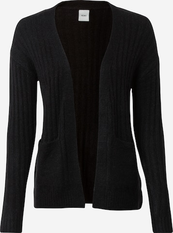 ICHI Knit cardigan 'KAMARA' in Black: front