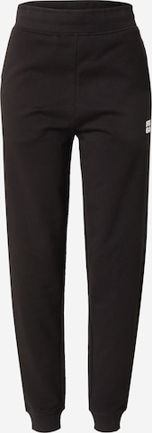 HUGO - Tapered Pantalón 'Nelfinia' en negro: frente