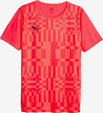 PUMA Sportshirt 'Individual Rise' in Orange: predná strana