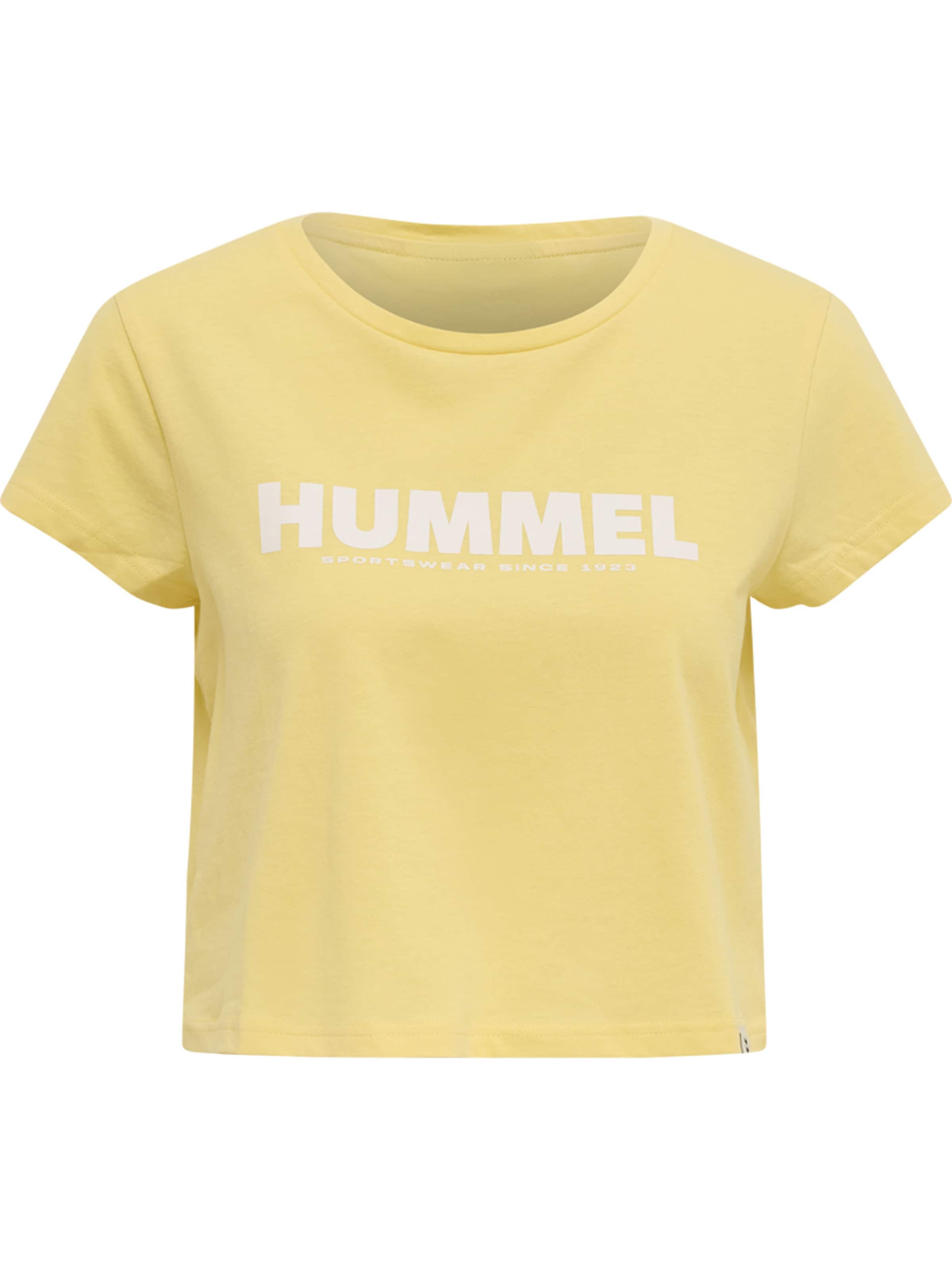Hummel Performance Shirt 'LEGACY' in Yellow: front