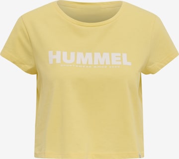 Hummel Functioneel shirt in Geel: voorkant