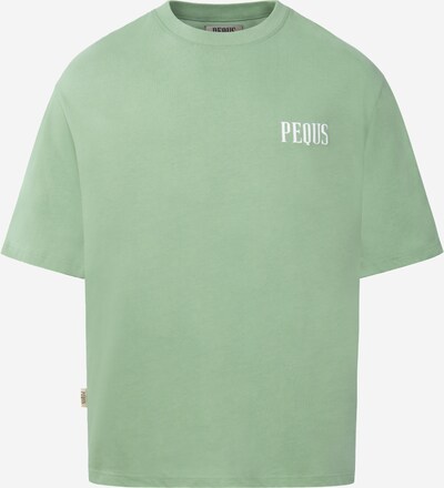 Tricou Pequs pe verde deschis / alb, Vizualizare produs