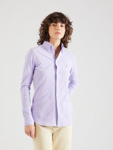 Camicia da donna di Polo Ralph Lauren in lilla: frontale