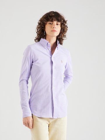 Polo Ralph Lauren Blouse in Purple: front