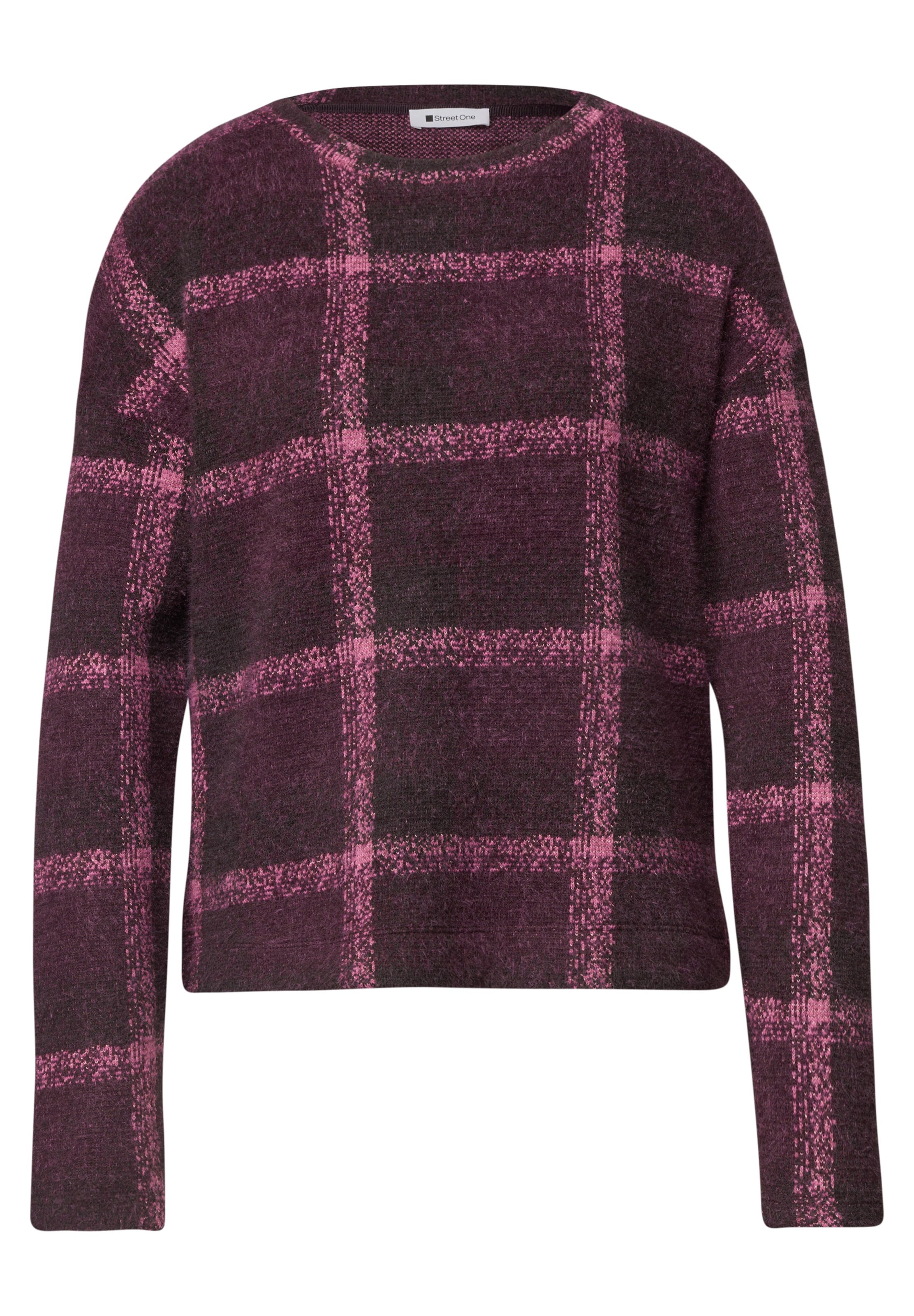 STREET ONE Sweater in XS in Pink / Bordeaux, Item view