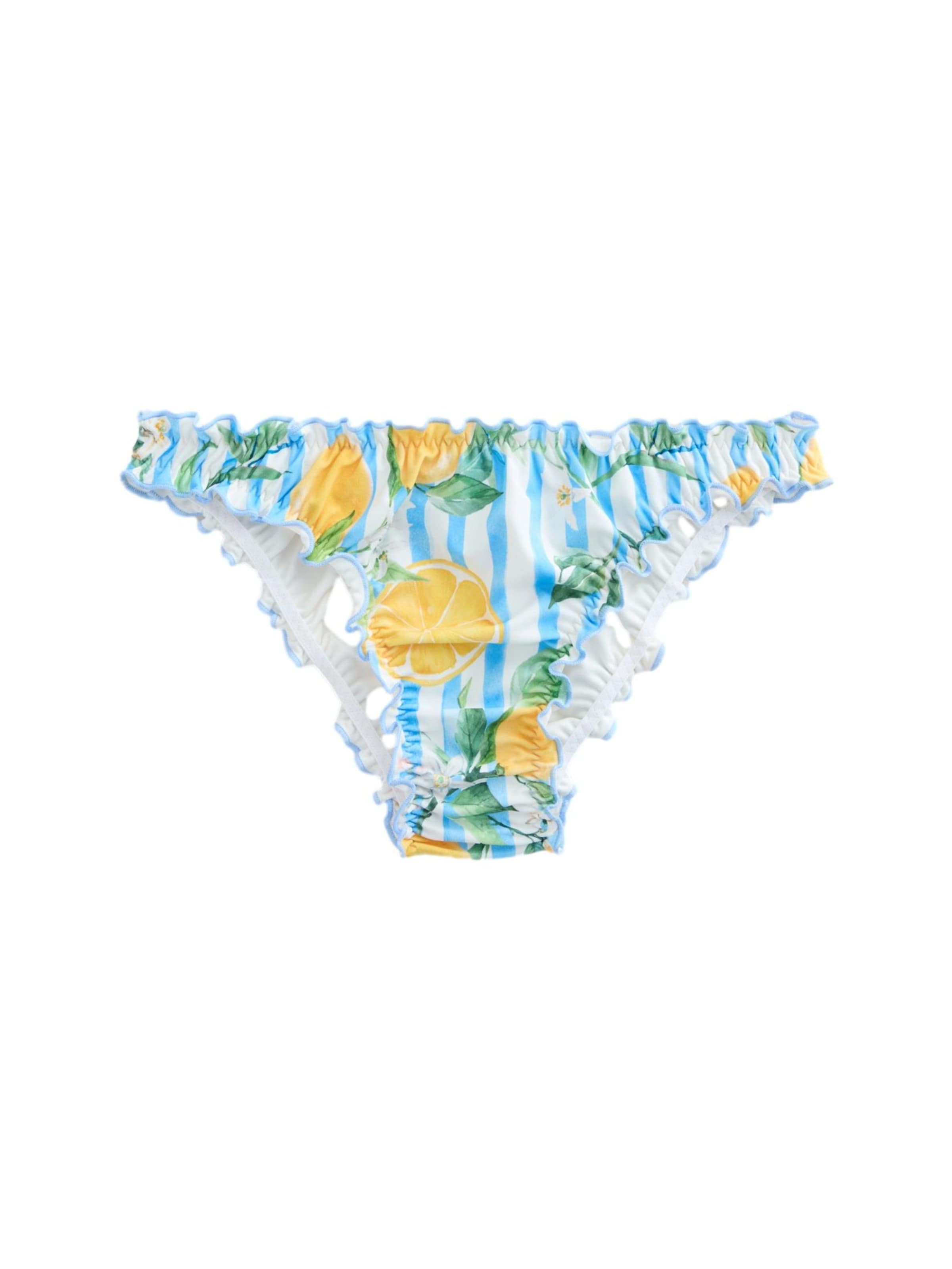 Slip costum de baie de la Next pe albastru: față