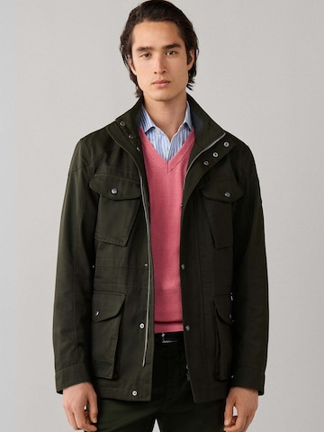 Cappotto di mezza stagione di Hackett London in verde: frontale
