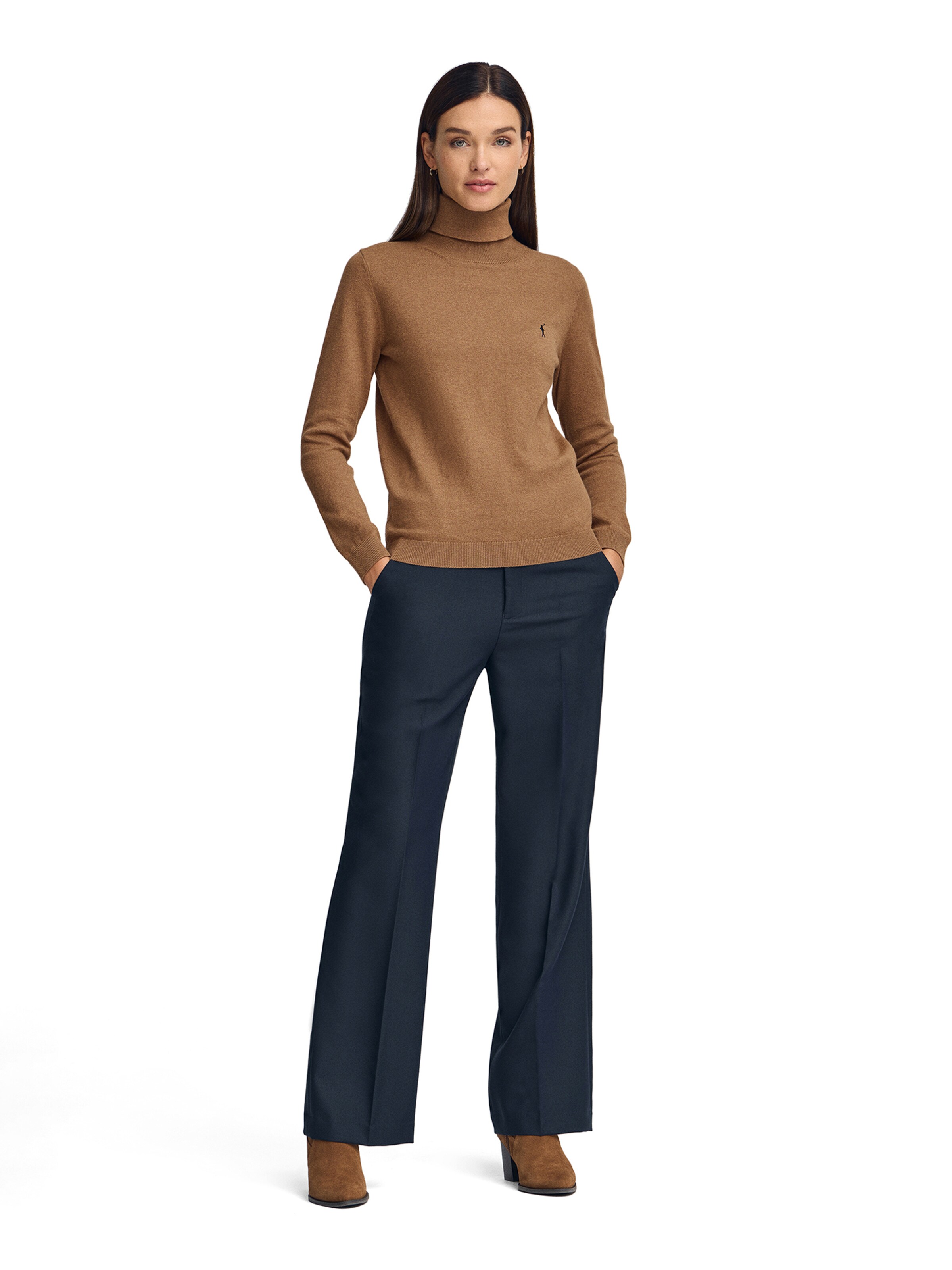 Polo Club Pullover in Braun