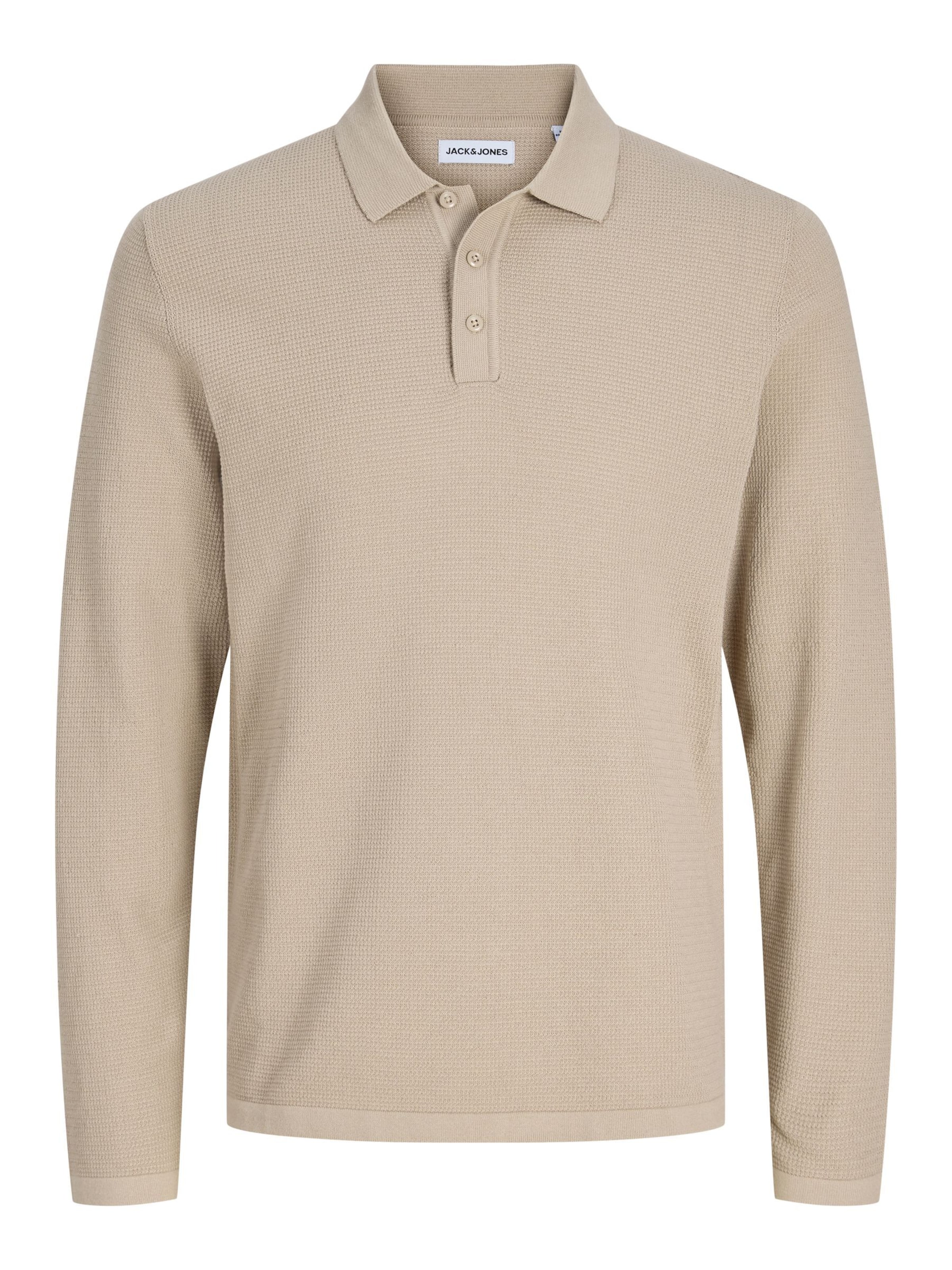 JACK & JONES Sweater 'JJEAUSTIN' in Beige: front