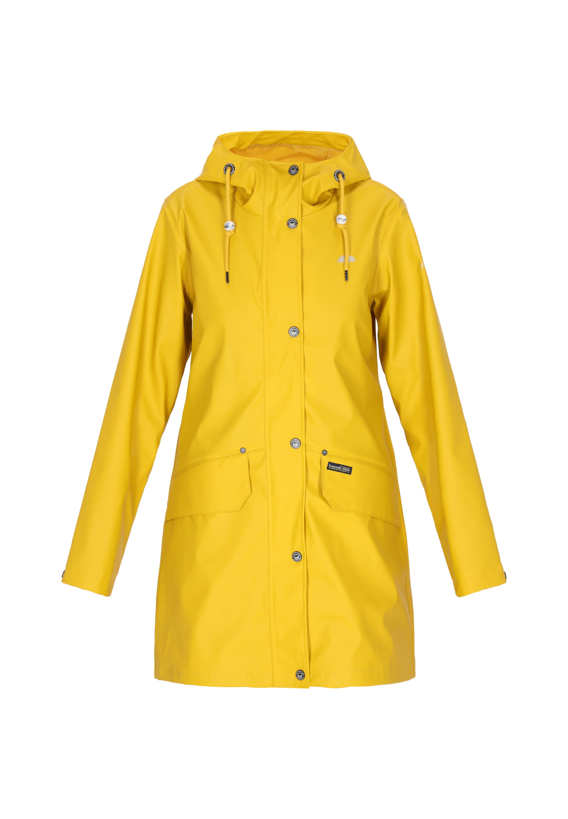 Schmuddelwedda - Abrigo funcional en amarillo: frente