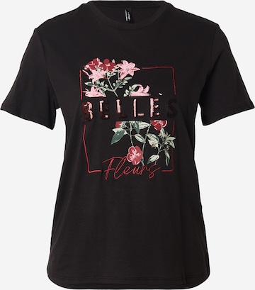 juoda ONLY Marškinėliai 'ONLKITA': priekis