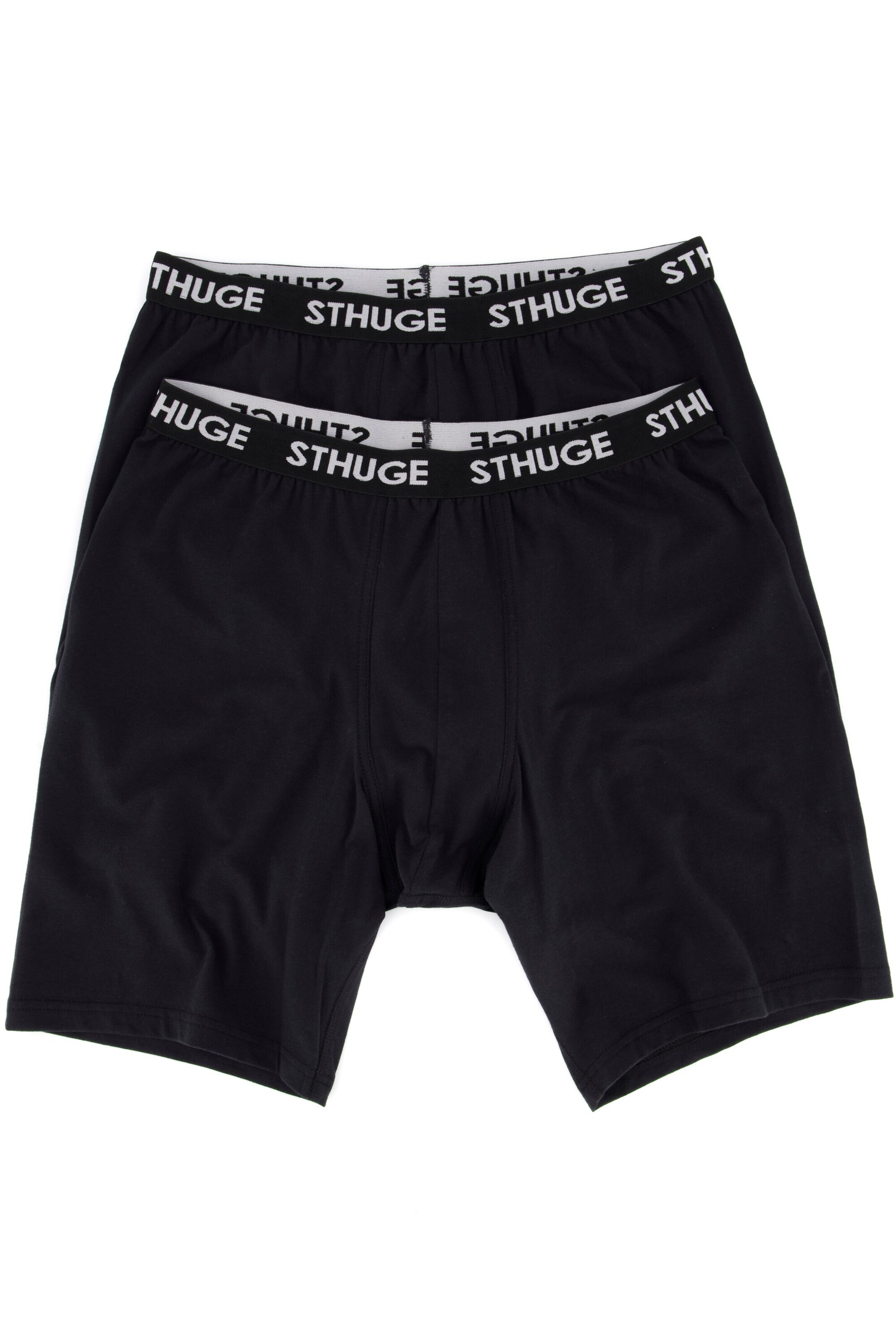 STHUGE Boxershorts in Zwart: voorkant