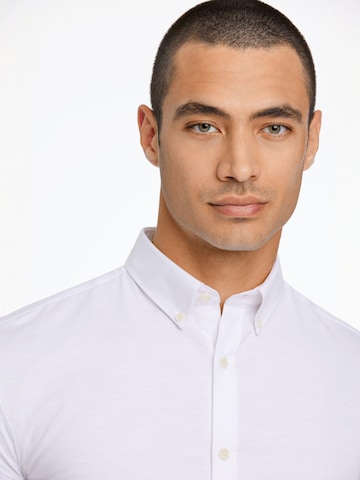 Slim fit Camicia di Lindbergh in bianco