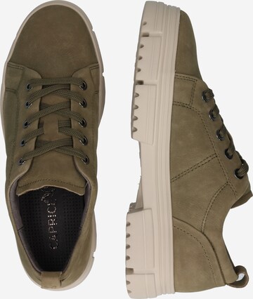 CAPRICE Lace-Up Shoes in Green