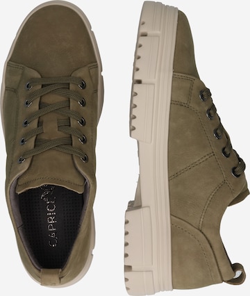 CAPRICE Lace-up shoe in Green