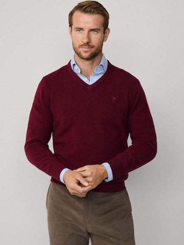 Hackett London Pullover in Rot: Vorderseite