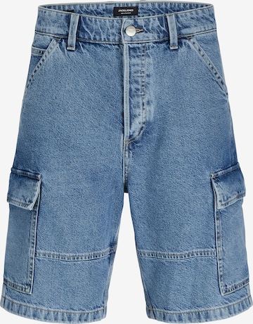 Baggy Jeans cargo JACK & JONES en bleu : devant