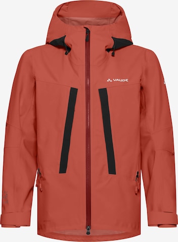 VAUDE Outdoorjas 'Monviso' in Bruin: voorkant