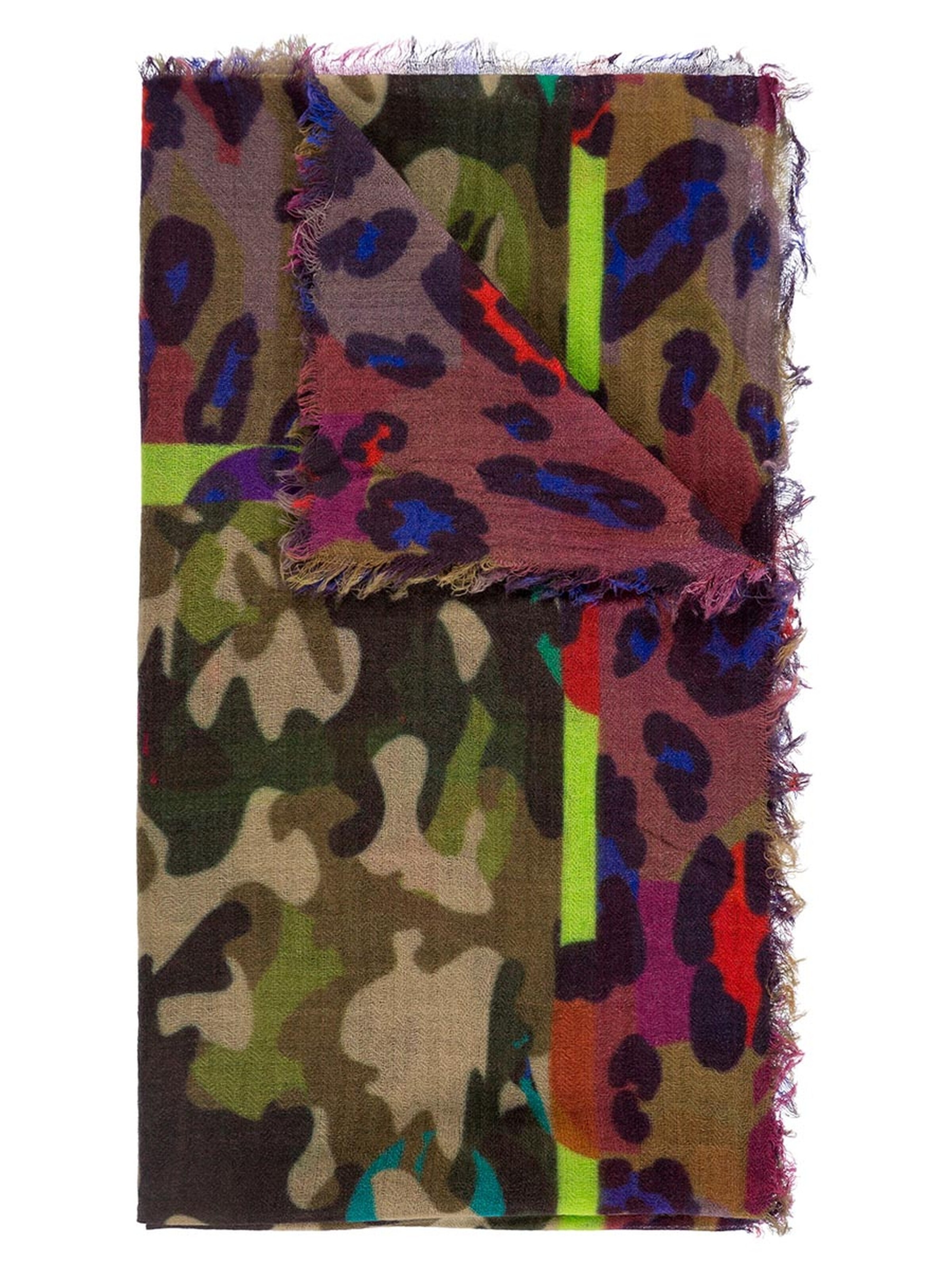 Passigatti Wrap 'Camouflage-Leo' in Green