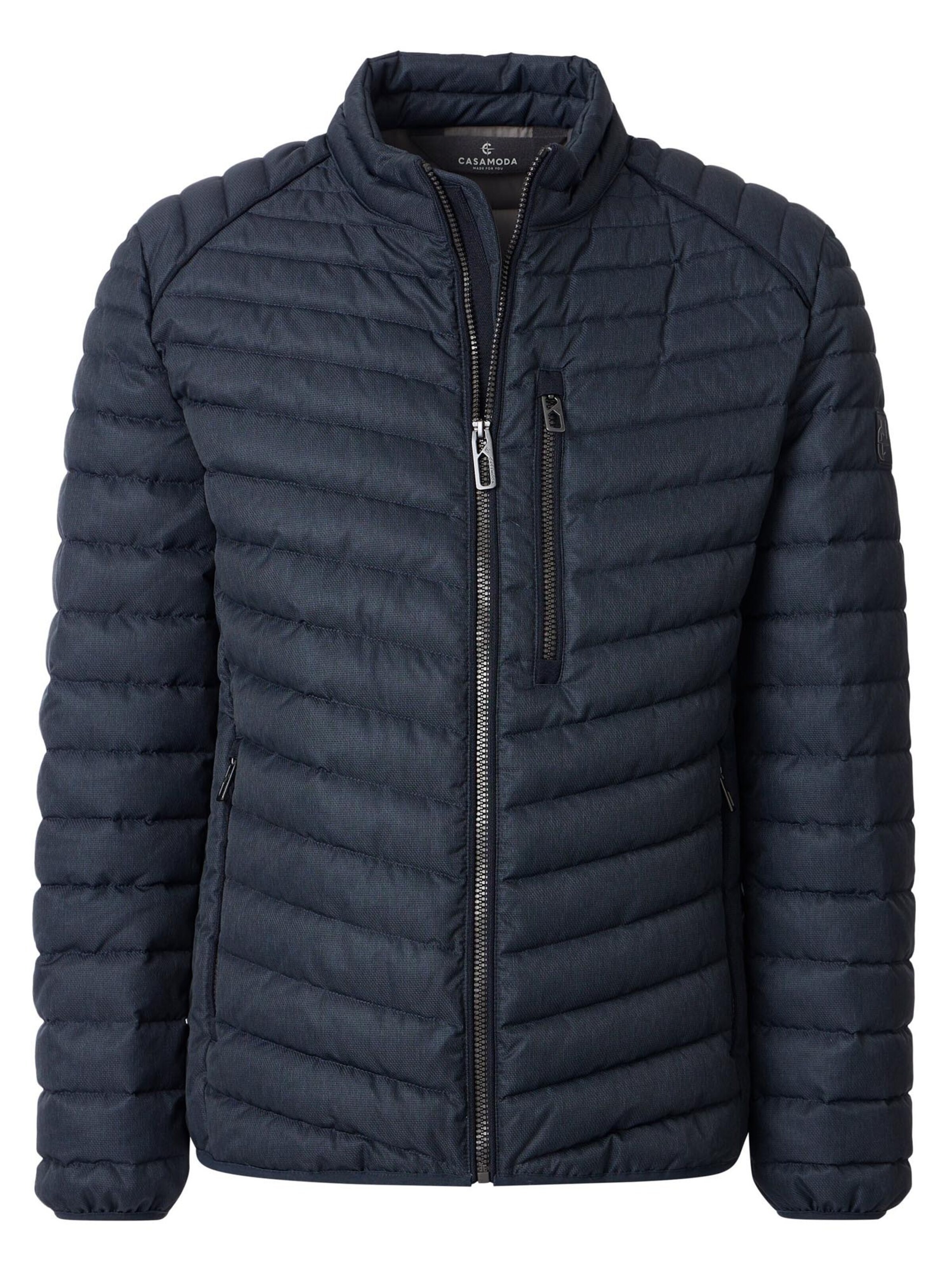 CASAMODA Between-season jacket 'Basic' in Blue: front