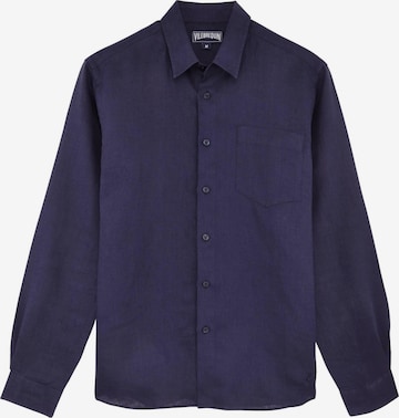 Vilebrequin Regular Fit Hemd in Blau: Vorderseite