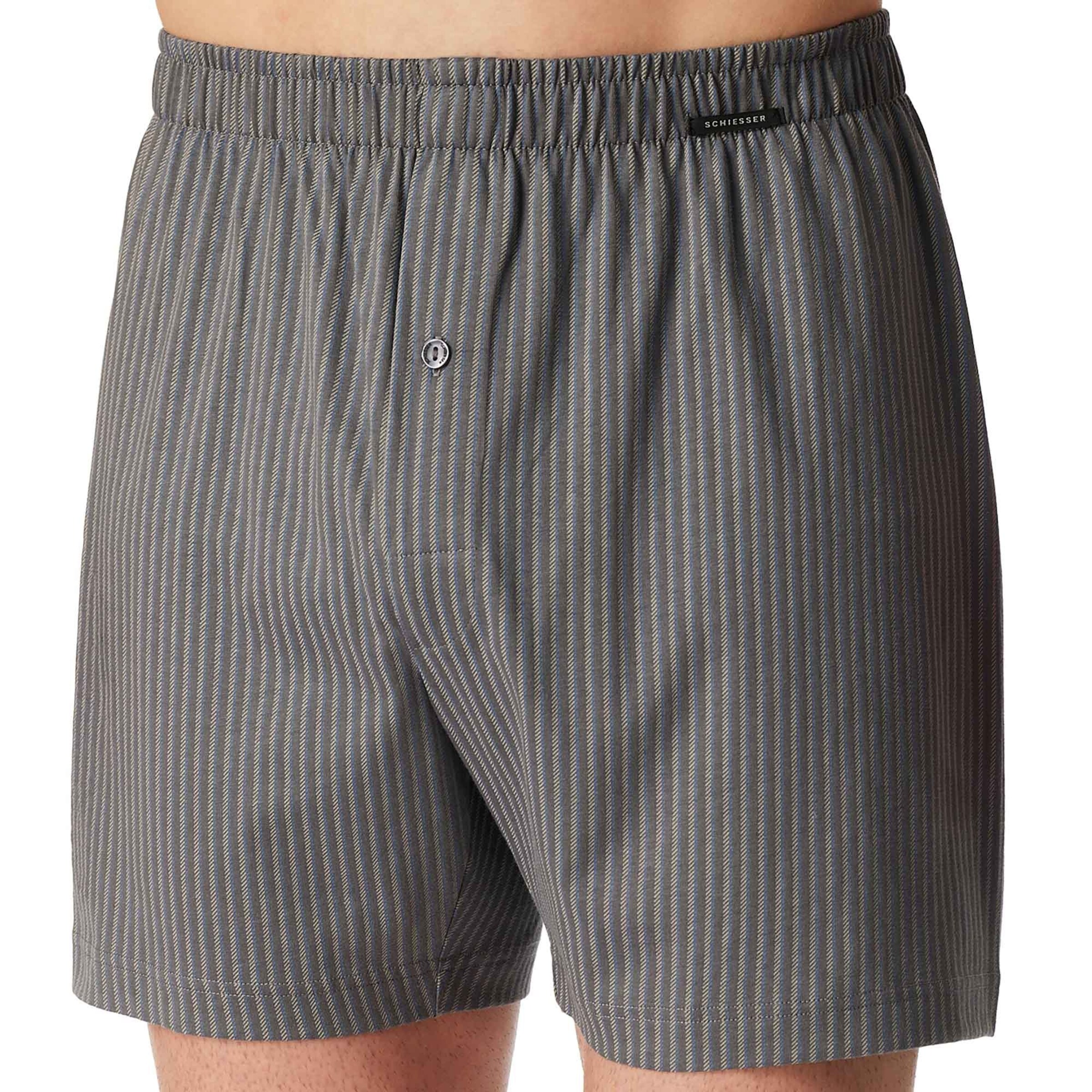 SCHIESSER - Calzoncillo boxer en negro