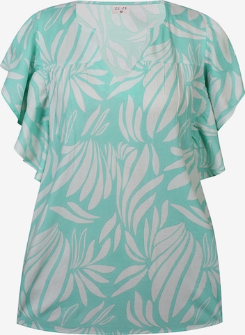 ze-ze Bluse 'Frigg' i blå: forside