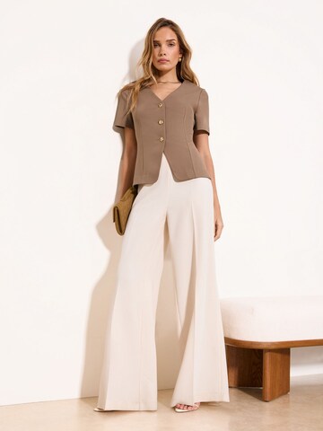 Lipsy Blouse in Beige