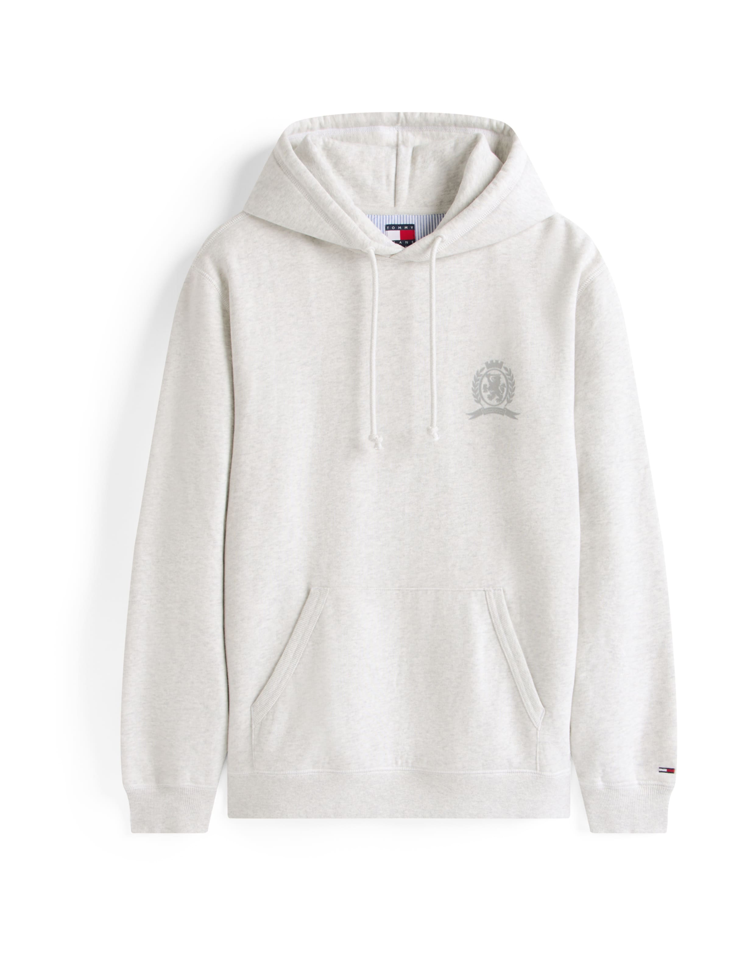 Tommy Jeans - Sudadera 'PLAY' en gris: frente