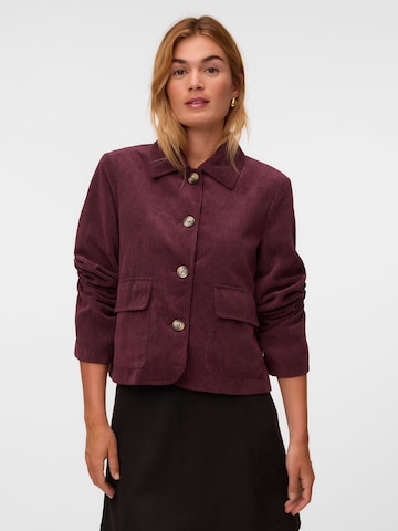 Veste mi-saison 'VMBabyrainiekelly' VERO MODA en rouge : devant