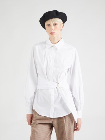 Lauren Ralph Lauren Blouse in Wit: voorkant