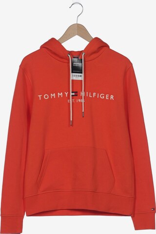 TOMMY HILFIGER Sweatshirt & Zip-Up Hoodie in M in Orange: front
