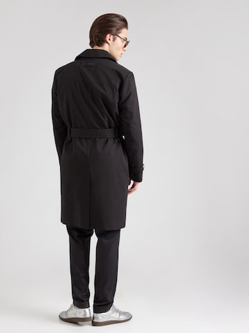 HUGO Ανοιξιάτικο και φθινοπωρινό παλτό 'Maluks' σε μαύρο