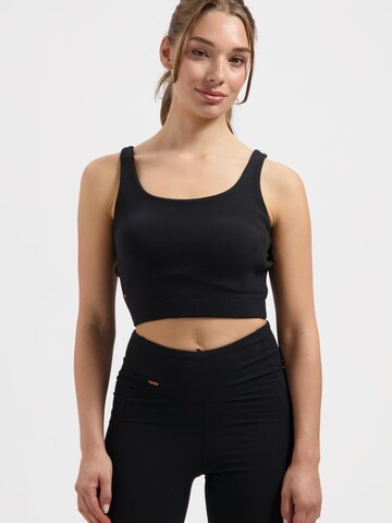 Urban Goddess Yoga & Activewear Medium Support Sports Bra 'Mandala ' in Black