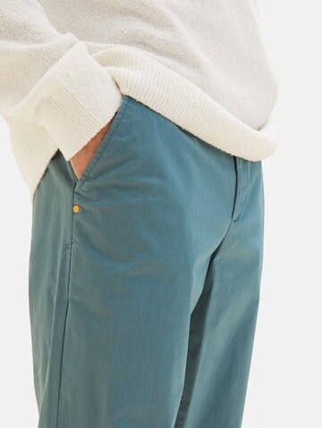 TOM TAILOR Tapered Chino in Groen