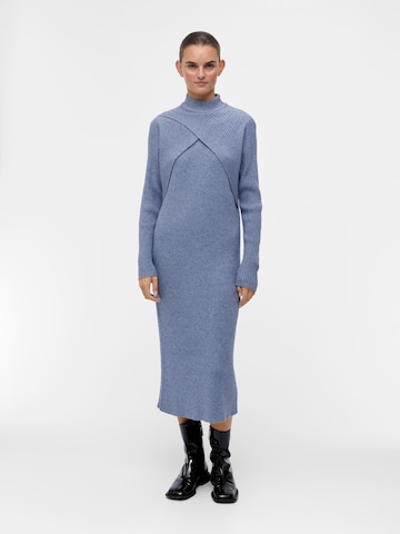 OBJECT Knitted dress 'Carrie' in Blue: front