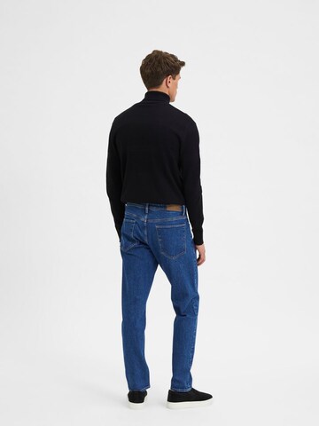 Slimfit Jeans 'Toby' de la SELECTED HOMME pe albastru