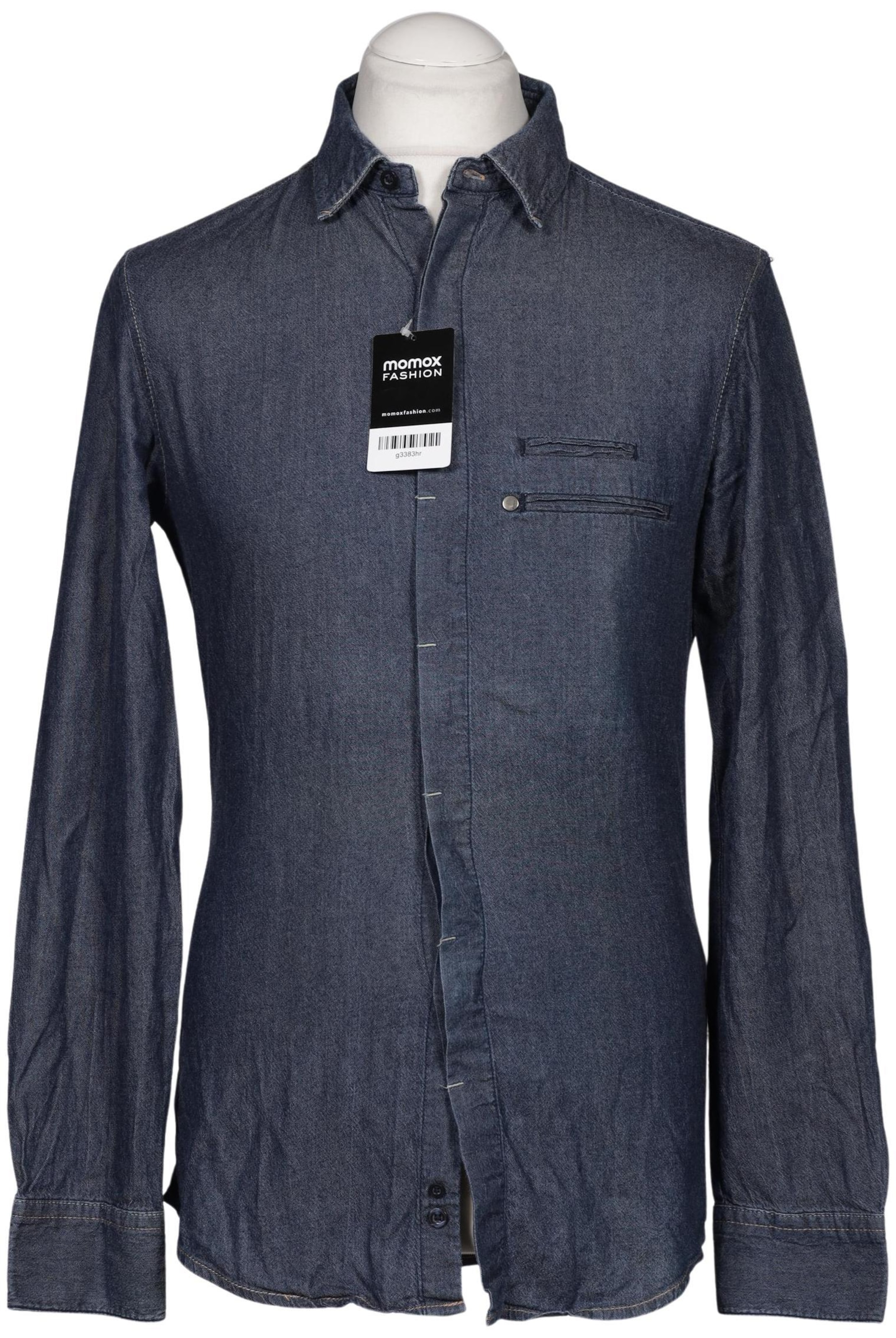 Sisley Button Up Shirt in M in Blue: front