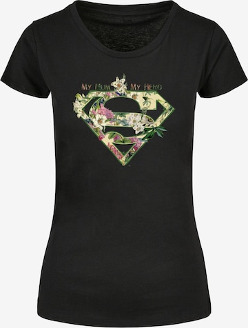 T-shirt 'Mother's Day - Superman My Mum My Hero' ABSOLUTE CULT en noir : devant
