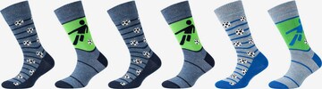 camano Socken in Blau: predná strana