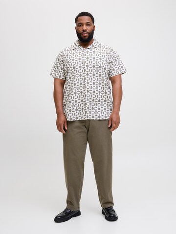 Jack & Jones Plus Свободный крой Брюки-чинос 'JPSTKANE' в Зеленый