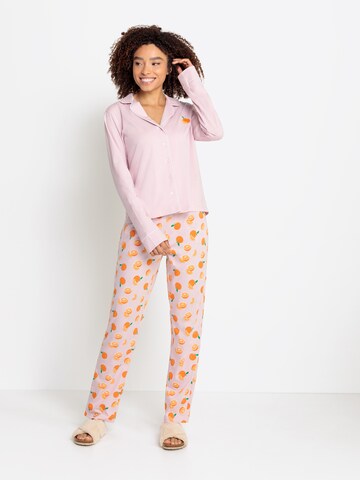 VIVANCE Pyjama in Pink: Vorderseite