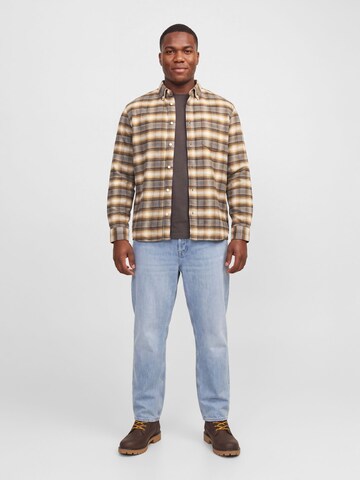 JACK & JONES - Ajuste regular Camisa en marrón