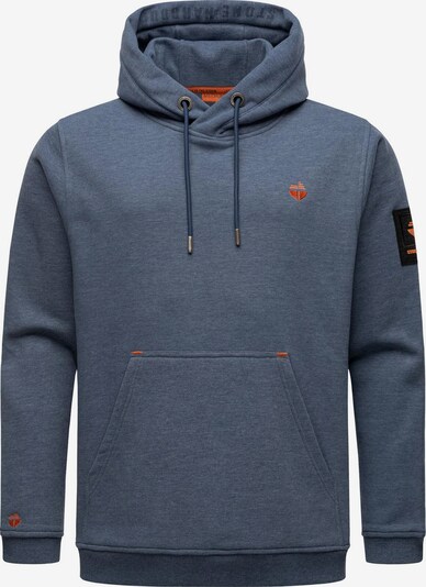 STONE HARBOUR Sweatshirt in Dusty blue / Orange / Black, Item view